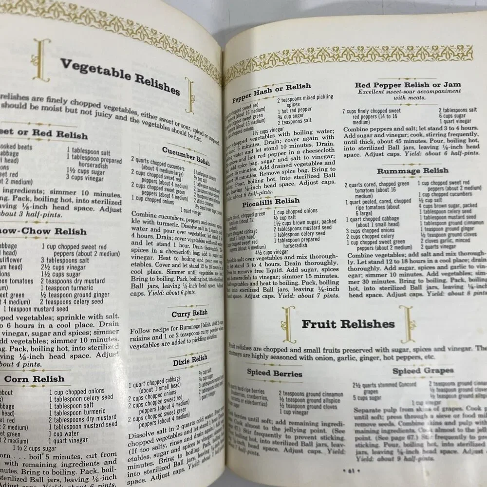Vintage Ball Canning Guide Recipes Blue Book 1969